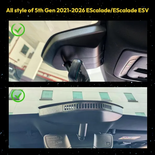 Miniatura 2 de Cámara de tablero frontal 4K personalizada para Cadillac Gen5 Escalade/Escalade ESV 2021-2026, Base Sport Premium Luxury Platinum Serie V, cámara