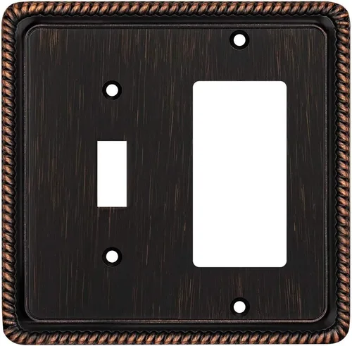 Miniatura 69 de Henne Bery Placa Decorativa de Pared con Borde de Cuerda Placa de Interruptor Cubierta de Tomacorriente