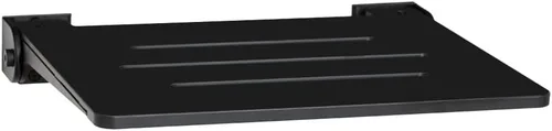 Miniatura 12 de Seachrome Asiento de ducha plegable Silhouette Slimline de 18 pulgadas, para montaje en pared, asiento rústico de teca con marco plateado