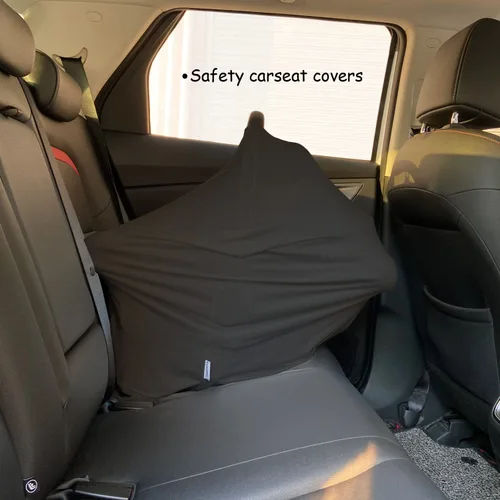 Miniatura 5 de Fundas de asiento de automóvil para lactancia materna del bebé, cubierta de toldo de asiento de automóvil multiusos, cubierta de toldo