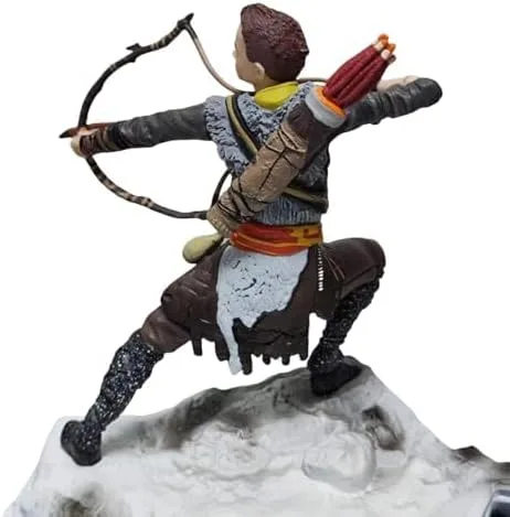 Miniatura 7 de REOZIGN Figura de Ragnarok, Figuras de acción de Kratos y Atreus, figura de personaje de juego de PVC de 20 cm/7.9 pulgadas estatua de decoración