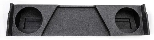 QPower QBGMC12 2007 HT QBomb - Caja de Altavoz Subwoofer para Debajo del Asiento de 12 Pulgadas con Montaje de 5.5 Pulgadas para Camionetas GMC y
