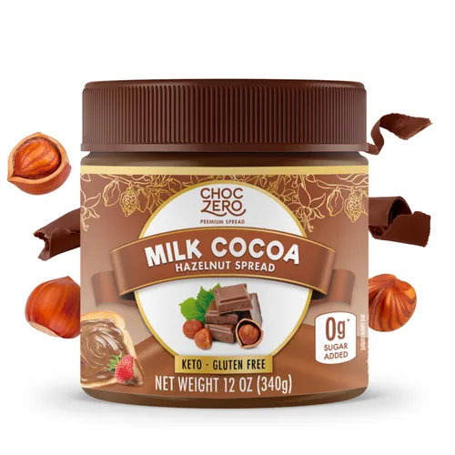 Miniatura 14 de ChocZero Mermelada de cereza negra Keto, sin azúcar añadido, baja en carbohidratos, apta para dieta cetogénica, alta en fibra, sin gluten, endulzada
