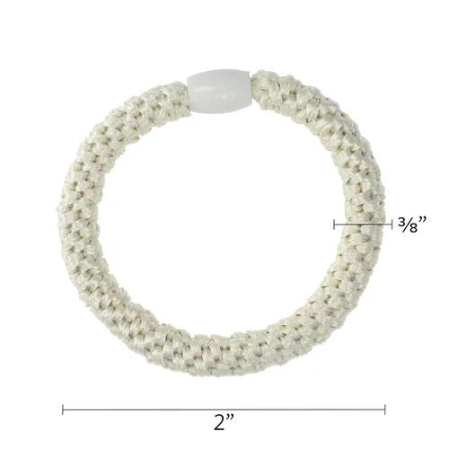 Miniatura 2 de L. Erickson Lazos para el cabello grueso, paquete de 15 tubos para poni Grab & Go, paquete de 15 tonos neutros, bandas sin arrugas sin daños