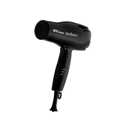 Miniatura 2 de Secador de pelo cerámico de 1875 vatios Hot Beauty, potente y de secado rápido, con múltiples configuraciones con peine integrado, desenredante