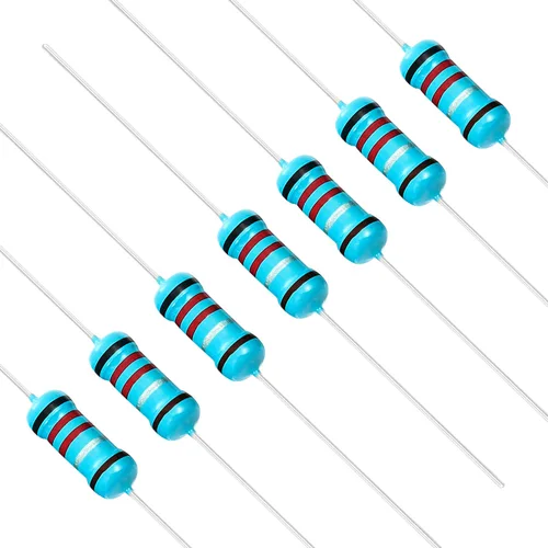 Miniatura 26 de Chanzon 50 piezas 1 W 10 Ω ohm Resistencia de película metálica fija de tolerancia 0.01 ±1% 10R MF Resistencias de agujero pasante con limitación