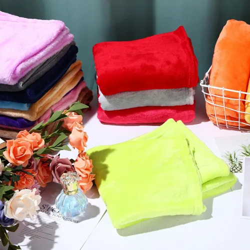 Miniatura 5 de Kinlop 16 mantas peludas para bebé, 39 x 27 pulgadas, suaves para niños, acogedora manta ligera y cálida, para primavera y verano, para bebés, niñas