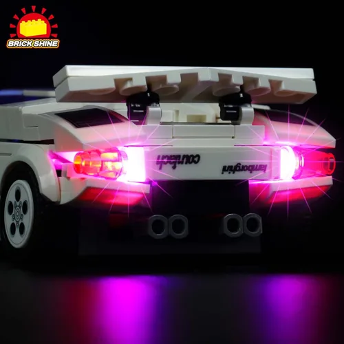 Miniatura 9 de Kit de luces GC para Lego® Speed Champions Lamborghini Countach 76908 (Lego Set no incluido) (Classic)