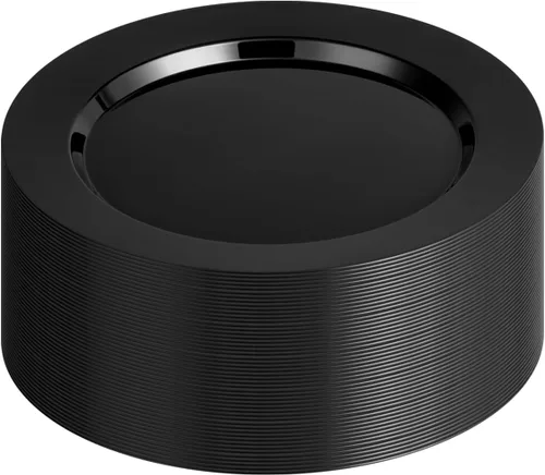 Miniatura 9 de BESTVIP 100 platos de plástico plateados, platos desechables de 10.25 pulgadas para fiesta con borde plateado para Navidad, Acción de Gracias