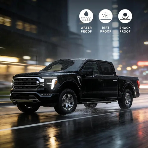 Miniatura 7 de VLAND - Faros delanteros LED para Ford F150 2021-2023 [solo apto para F-150 con luz halógena/xenón OEM], DRL amarillo o blanco, no para Raptor