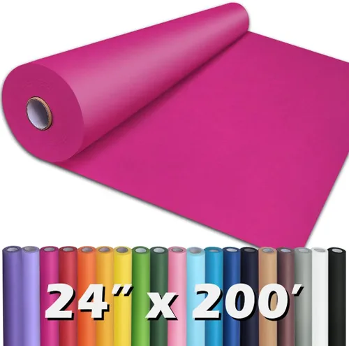 Miniatura 14 de PerkHomy - Rollo de papel kraft blanco de 36" x 2,400" (200') para manualidades, papel de tablón de anuncios, arte, cobertura de mesa, manualidades