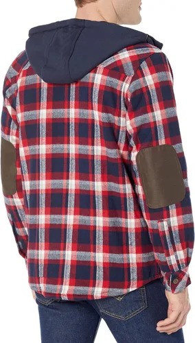 Miniatura 2 de Legendary Whitetails Chaqueta tipo camisa de franela con capucha y forro bereber para hombre