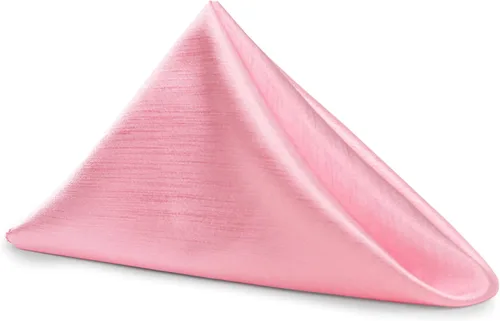Miniatura 156 de Ultimate Textile -1 docena de servilletas reversibles Shantung Satin - Majestic - Servilletas de tela Majestic de 17 x 17 pulgadas, color marrón