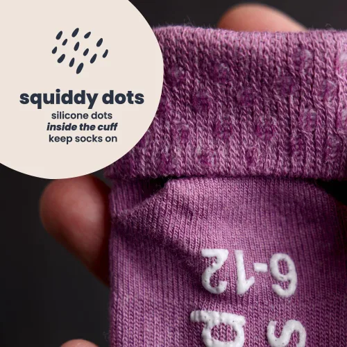 Miniatura 56 de squid socks Calcetines de viscosa de bambú 0-6M, 6-12M, 12-24M y 2T-3T Calcetines que se mantienen puestos
