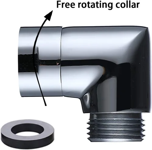 Miniatura 3 de G-Sunny Adaptador de codo de cabezal de ducha, extensión de brazo de ducha (90 grados)