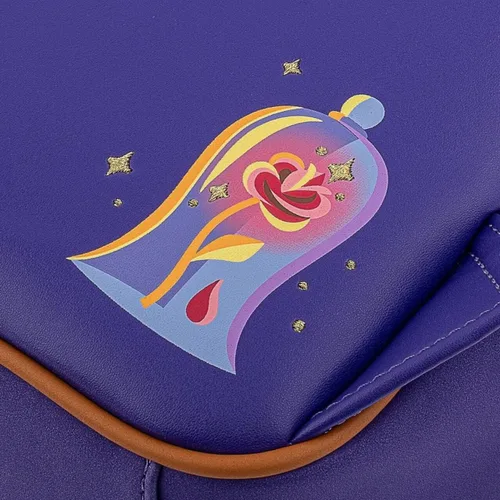 Miniatura 5 de Loungefly Disney Beauty and the Beast Ballroom Scene - Bolso de hombro con doble correa para mujer Multi