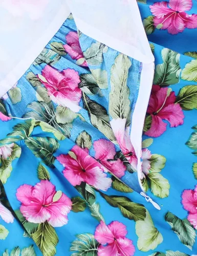 Miniatura 176 de Vestido de verano para niña, de algodón, con diseño floral
