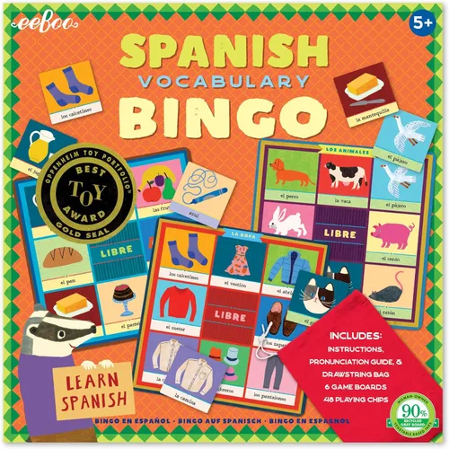 Miniatura 2 de eeBoo: Juego de Bingo de Vocabulario en Español, Un Juego de Solución de Problemas Imaginativa, Juegos Educativos que Cultivan la Conversación
