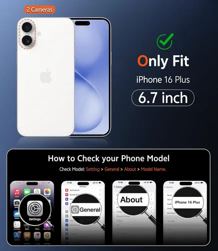 Miniatura 1606 de FNTCASE Funda para iPhone 13 Pro-Max: Fundas magnéticas transparentes compatibles con Magsafe Slim anti amarillamiento protección contra caídas