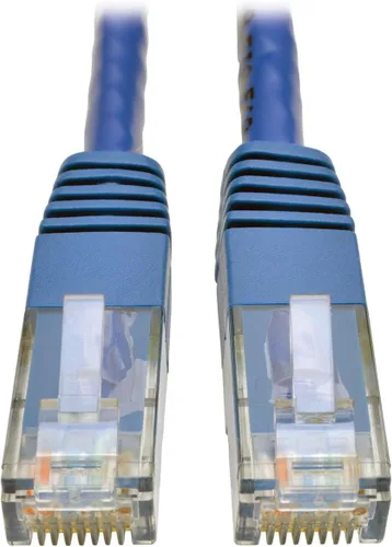 Miniatura 7 de Tripp Lite Cable de conexión moldeado Gigabit Cat6 Cat5e RJ45 M/M 550MHz Amarillo