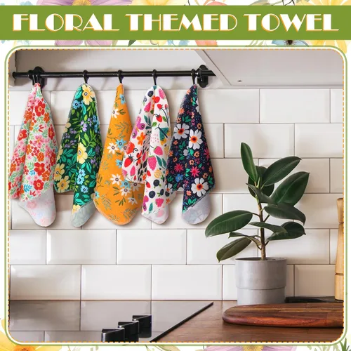 Miniatura 2 de Redbaker 6 Piezas Rollos de Toallas de Papel Reutilizables Toallas de Cocina a Granel Lavables Sin Papel Paños de Algodón Servilletas de Mano