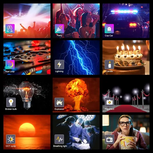Miniatura 5 de GVM - Barra de luz LED RGB para video, 45 W, 48 pulgadas, luz de varita a todo color con malla Bluetooth y control DMX, 2700-10000K CCT tubo de luz