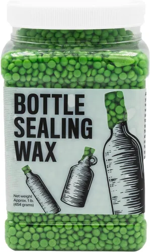 Miniatura 23 de Blended Waxes, Inc. - Cera de sellado de botellas, perlas de sello de cera de pastilla para sellado de botellas de vino, cerveza y licor, sella