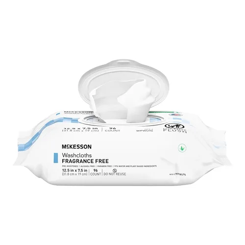 Miniatura 8 de McKesson Toallitas de baño para adultos, sin perfume (paquete de 6, 576 toallitas de baño) - Paños desechables para el cuerpo - Fórmula sin