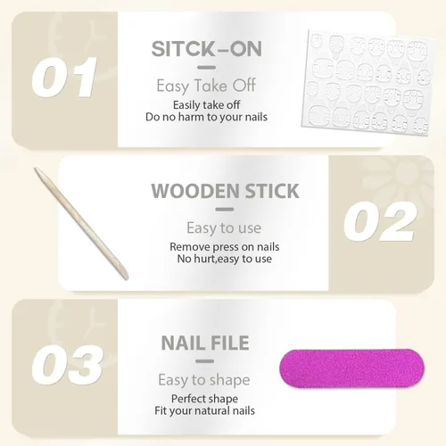 Miniatura 7 de Uñas postizas a presión color naranja claro brillante con forma de almendra, uñas adhesivas para mujeres y niñas, uso diario en 24