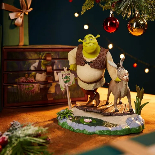Miniatura 6 de CC Countdown Characters Figura coleccionable de Shrek 2024, mercancía oficial de Shrek, estatua del calendario de Adviento para construir