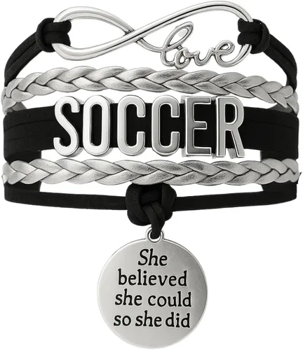 Miniatura 15 de Sportybella - Pulsera de fútbol ajustable, regalo para jugadores