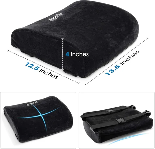 Miniatura 2 de almohada, 9.8x7.9x6.7 pulgadas, gris