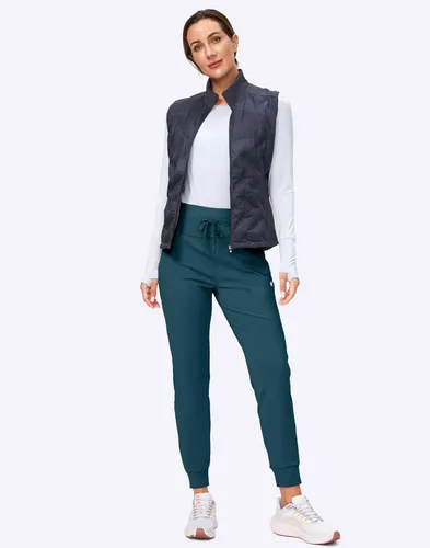 Miniatura 16 de G Gradual Pantalones deportivos con forro polar para mujer, de cintura alta, resistentes al agua, térmicos, para invierno, correr, senderismo