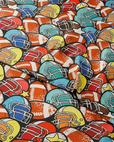 Miniatura 41 de Juego de sábanas de fútbol para niños tamaño Queen - 4 piezas de sábanas de fútbol - Ropa de cama con tema deportivo - Ultra suave, lindo y acogedor
