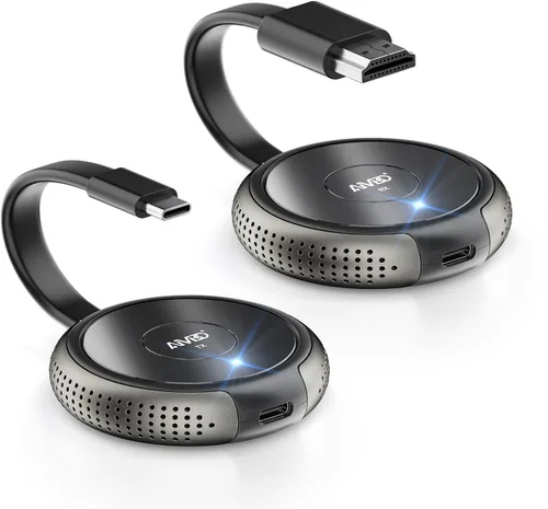 Miniatura 9 de AIMIBO Transmisor inalámbrico USB C y receptor HDMI 4K, 2.4/5G Extensor inalámbrico HDMI 165FT/50M, video y audio emitido desde portátil, MacBook