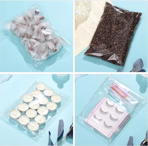 Miniatura 6 de Bolsas de celofán resellables grandes de 12 x 16 pulgadas, 200 unidades, bolsa transparente autosellante para productos de embalaje autoadhesiva