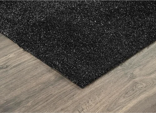 Miniatura 4 de Garland Rug Alfombra de césped artificial de 5 pies x 8 pies, grande para interiores/exteriores, color negro - Negro exuberante, duradera y de bajo