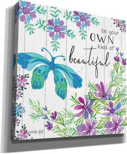 Miniatura 2 de Epic Graffiti "Be Your Own Kind of Beautiful" de Cindy Jacobs, arte de pared en lienzo, 12 x 12 pulgadas