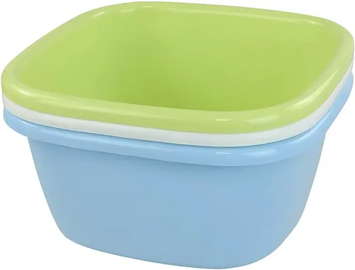 Miniatura 2 de Bandeja cuadrada de plástico, lavabo, 16 cuartos de galón, 3 paquetes