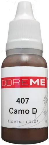 DOREME Tinta permanente del pigmento del maquillaje CAMO D camuflaje cubra para arriba Micropigmention cosmético micro del tatuaje Camuflaje D