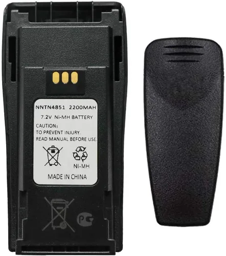 NNTN4851 NNTN4851A NNTN4496 NNTN4497AR NNTN4970A 7.2V 2200mAh Ni-MH Reemplazo de batería de radio bidireccional para Motorola CP040 CP140 CP150