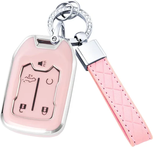Miniatura 7 de Funda para llavero con llavero para GMC Terrain Yukon Suburban Tahoe Acadia Sierra Silverado