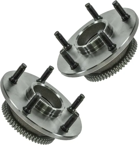 Miniatura 50 de TRQ Juego de 2 rodamientos de rueda delantera y conjunto de cubo 4WD compatible con Ford Ranger Mazda B4000 1998-2000