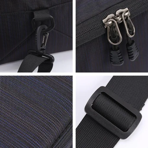 Miniatura 6 de Koolertron - Bolso universal para cámara DSLR, con particiones acolchadas forradas para lentes, funda protectora impermeable, para Canon/Nikon/Sony
