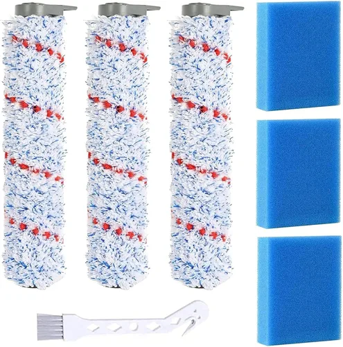 Miniatura 13 de Repuesto de repuesto para aspiradora inalámbrica en seco y húmedo, cepillo de rodillo, esponja de filtro Hepa, compatible con Tineco IFloor S, 1