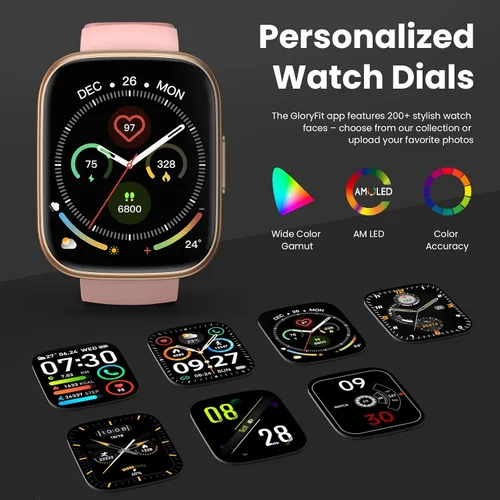 Miniatura 6 de Reloj inteligente para hombres y mujeres (respuesta/hacer llamadas), pantalla táctil de 1.95 pulgadas con monitor de frecuencia cardíaca/sueño
