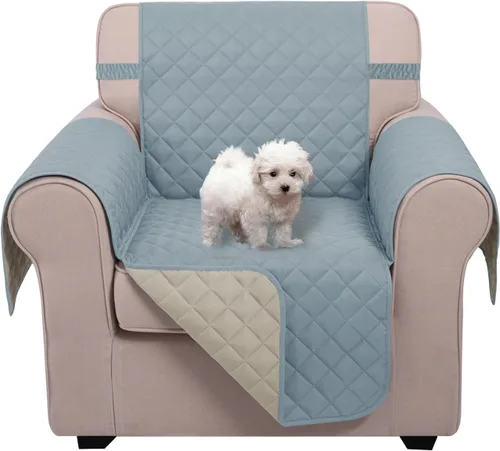 Miniatura 70 de U-NICE HOME Funda de sofá reversible para perros con correas elásticas, resistente al agua, protector de muebles para mascotas, funda de sofá