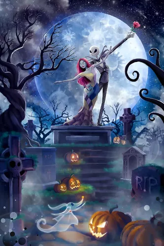 CAMOYAI Pintura de Diamantes de Halloween para Adultos – Horror Jack Kits de Arte de Diamantes 5D DIY de Taladro Redondo Completo, Pintura en Lienzo