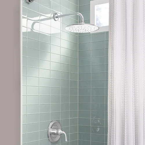 Miniatura 4 de American Standard 9038001.002 Spectra - Cabezal de ducha de lluvia con ahorro de agua, 11 pulgadas, 1,8 GPM, cromo pulido