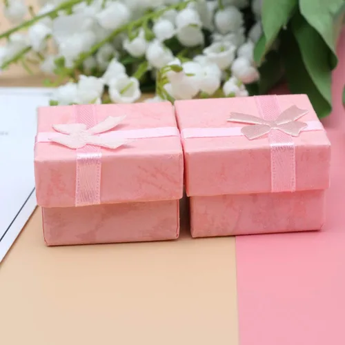 Miniatura 8 de Juego de 24 cajas de joyería de cartón, cajas de joyería, anillos, colgantes, aretes, collares, cajas para aniversarios, bodas, cumpleaños